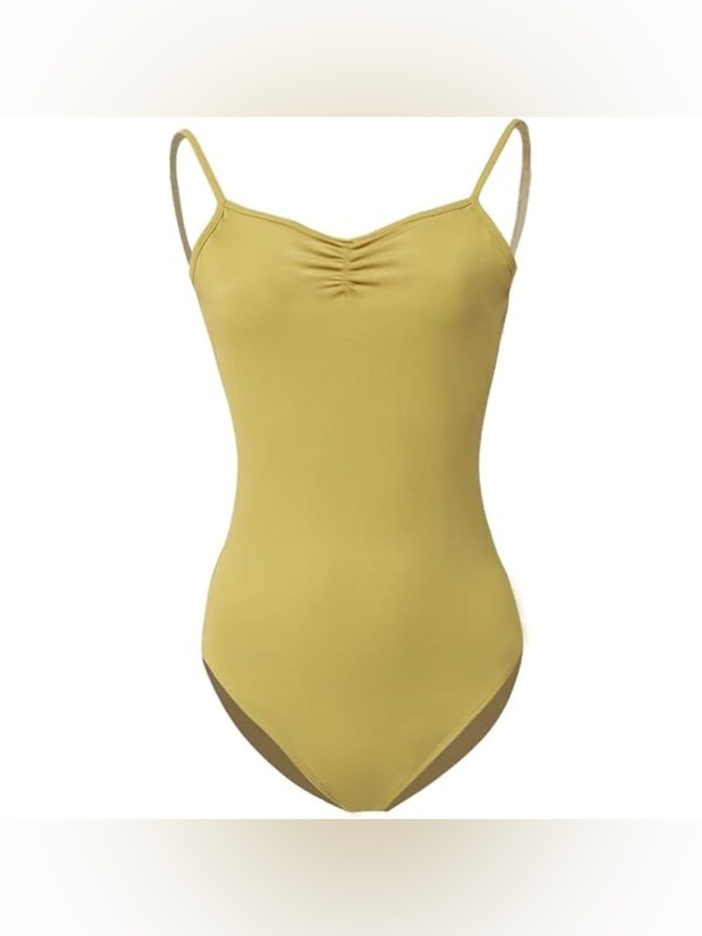PRIMARK BEACH CINCHED FRONT ONE PIECE SWIMSUIT - OLIVE SIZE XL (NEW WITH TAGS)